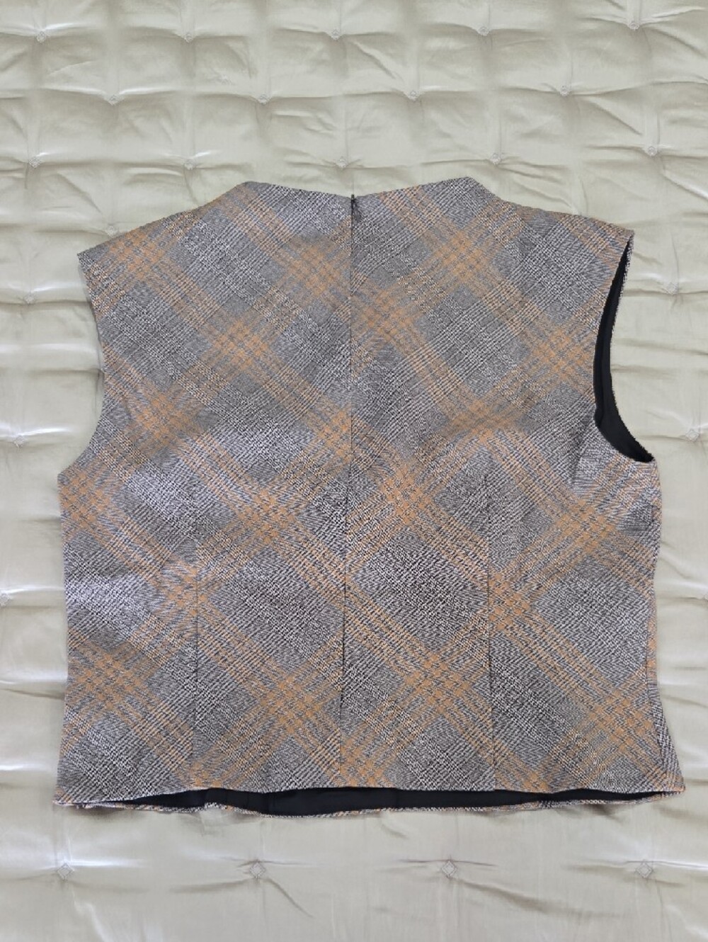 Mango Fitted Check Top - Picture 3 of 9